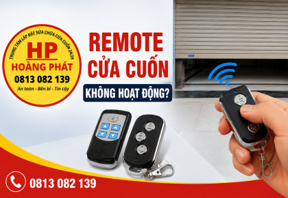 Remote Cửa Cuốn Không Hoạt Động